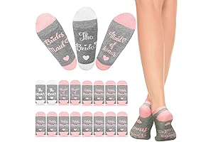 Loopeer Premium bridesmaid Socks Ideal for Bridal and Wedding Parties