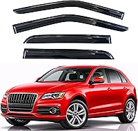 Vista 249 de KPY Moldura deflectora de viento con protección contra la lluvia compatible con GMC Terrain 2018-2023, 4 unidades, para ventana lateral, autoadhesiva