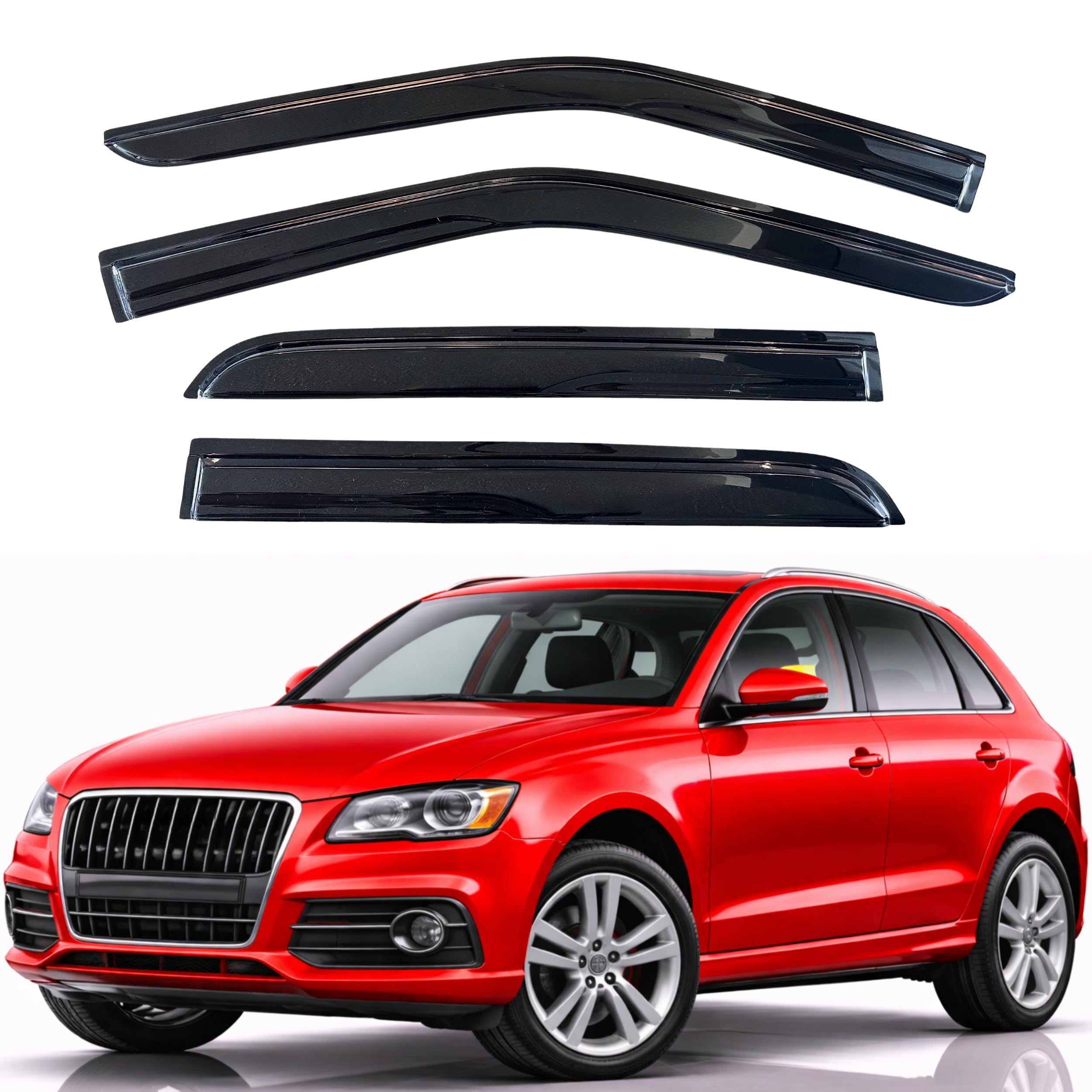 KPY Rain Guards Fit for 2009-2017 Audi Q5