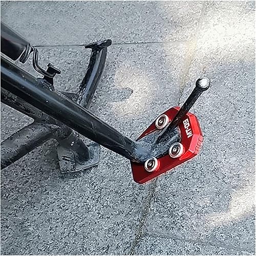 Miniatura 7 de CNC aluminio Motorcycle Kickstand Side Stand Enlarge Extension for Yamaha MT-09 2013-2021 (Color  Gray MT09)