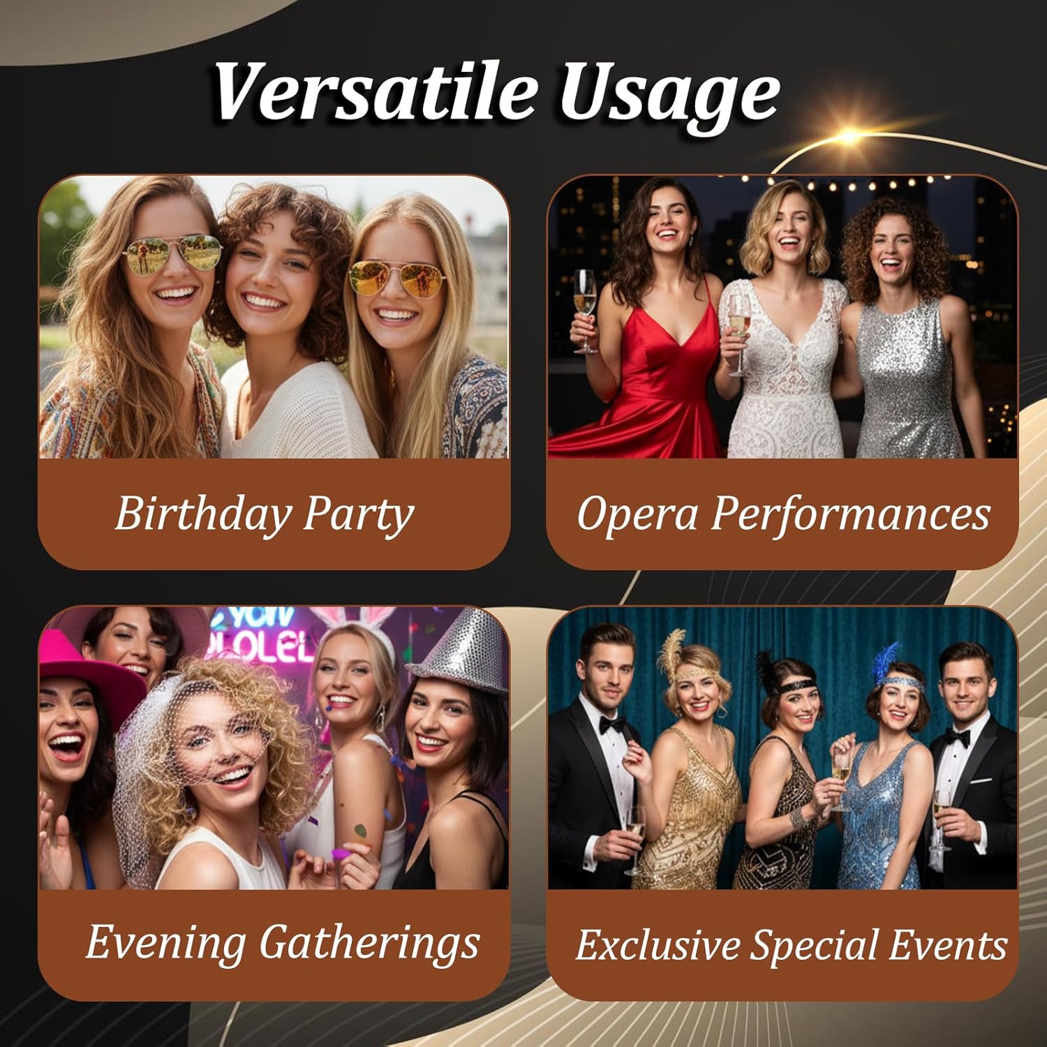 Women Wet Look Long Gloves, Faux Leather Adult Long Gloves for Women, Leather Elbow Length Glove, Cat Woman Accessories for Party, Cosplay, Date Night, Halloween, 80's Opera, Banquet and Dance (Black) - Image 7