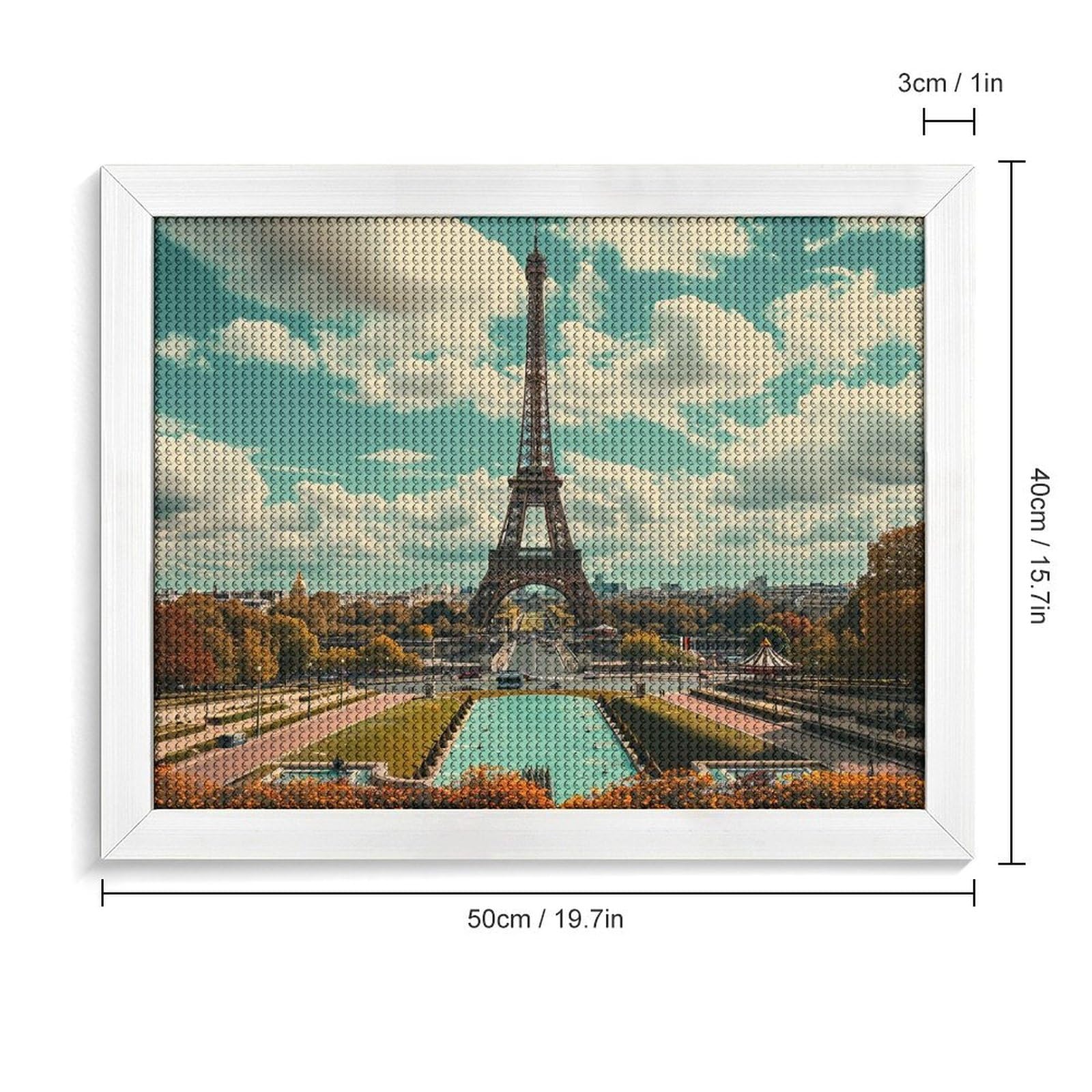 Amazon.co.jp: ダイヤモンドアート パリのエッフェル塔 ダイヤモンド