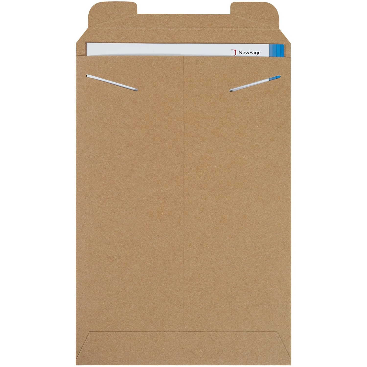 Aviditi 11" x 16" Stayflats Rigid Flat Mailers, Kraft, For Keeping Documents, Photos, and Artwork Protected During Shipping (100 Pack)