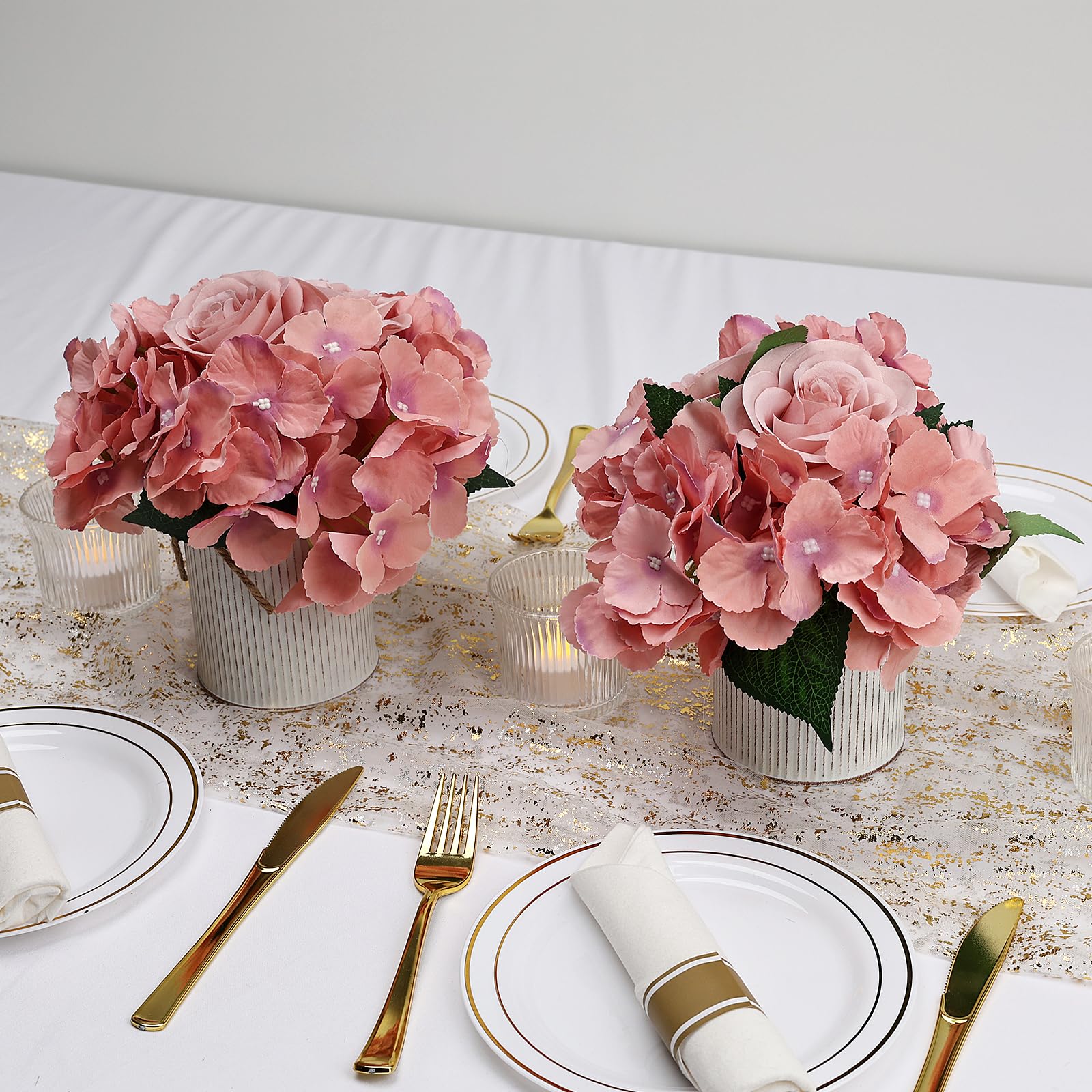 Amazon.com: DIYDOFUN Flower Table Centerpieces - Set of 6 Floral