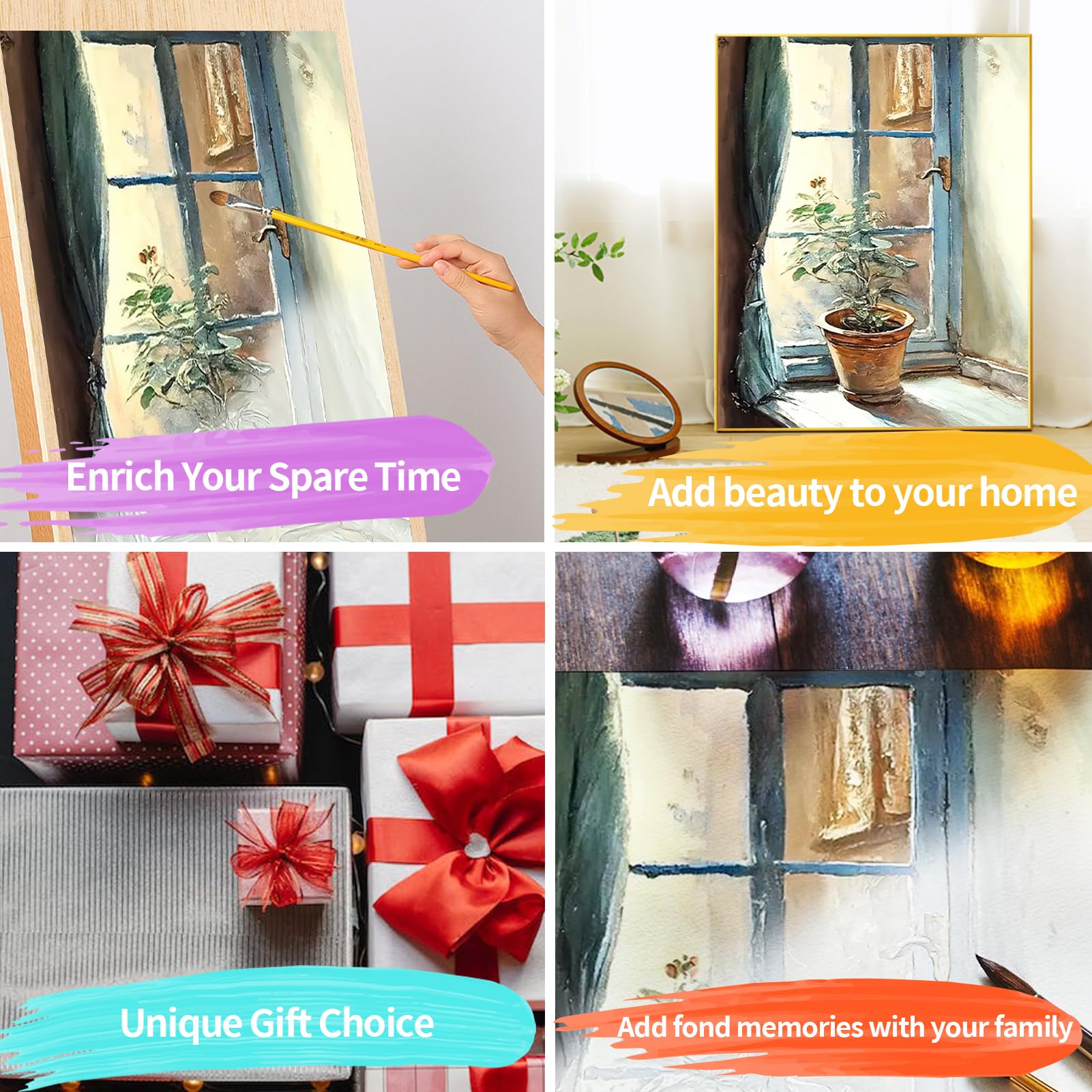 YALKIN Paint by Numbers Kits for Adults Painting by Number Kits On Canvas,Without Frame DIY Color Oil Painting Acrylic Paints,Home Wall Decor 16x20in/40x50cm - Image 7