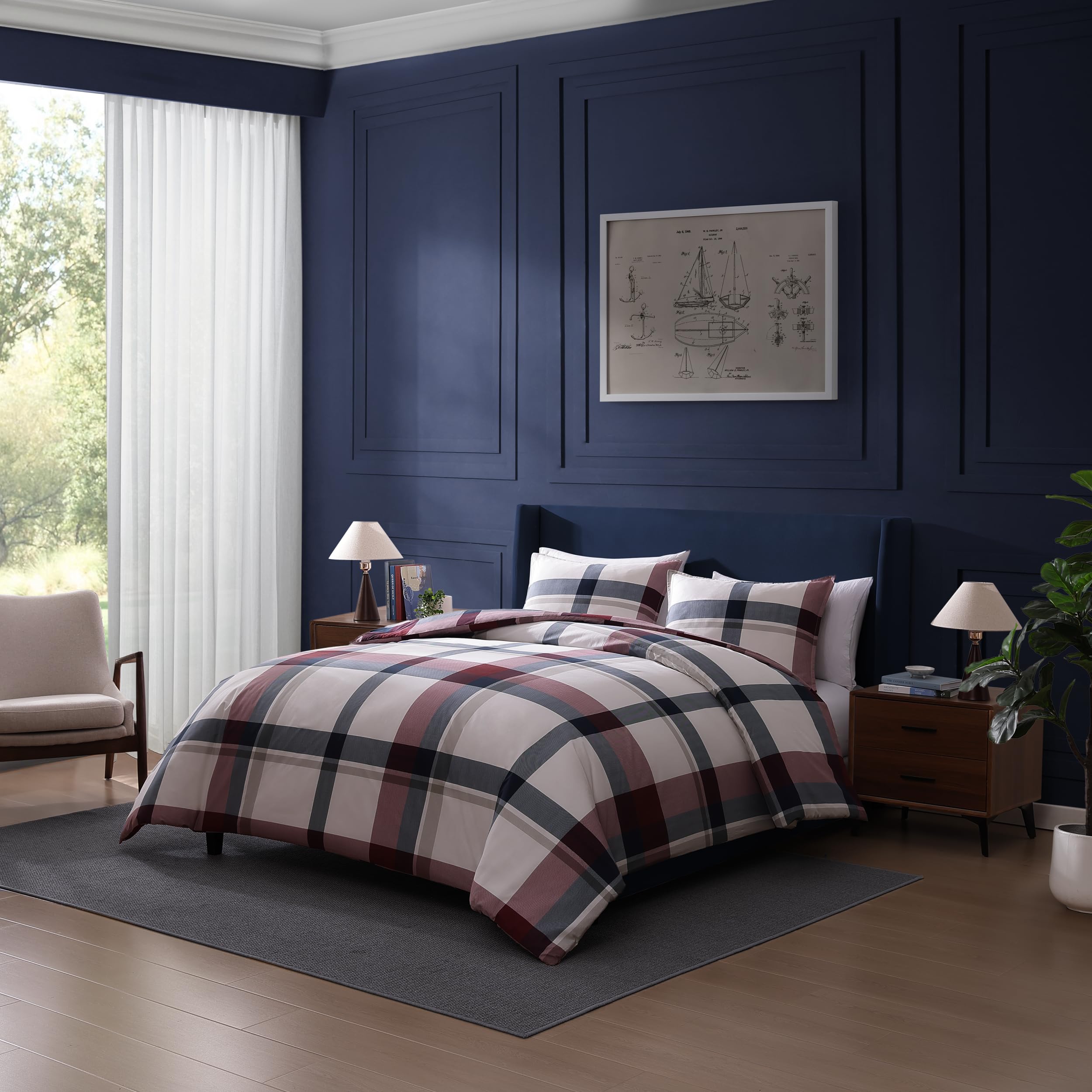 Amazon.com: Tommy Hilfiger - Queen Comforter Set, Ultra-Soft
