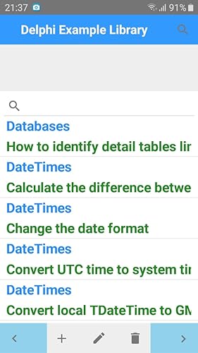 Delphi Example Library - Tips and Tricks + Forum