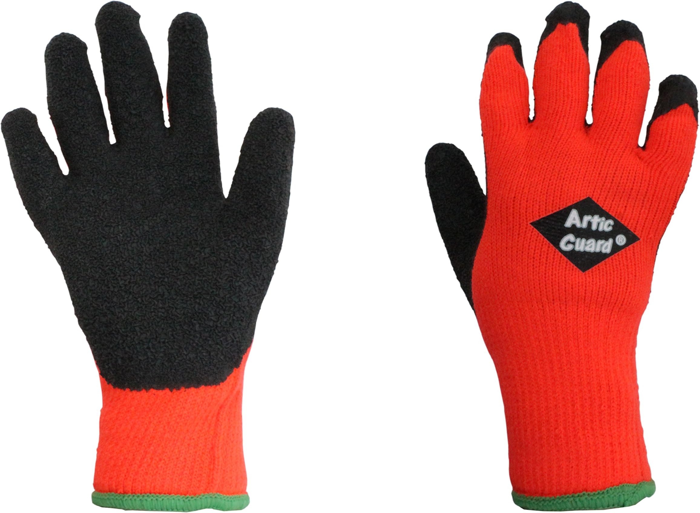 ARCTIC GUARD Cold Weather Grip Glove (Orange, Medium)
