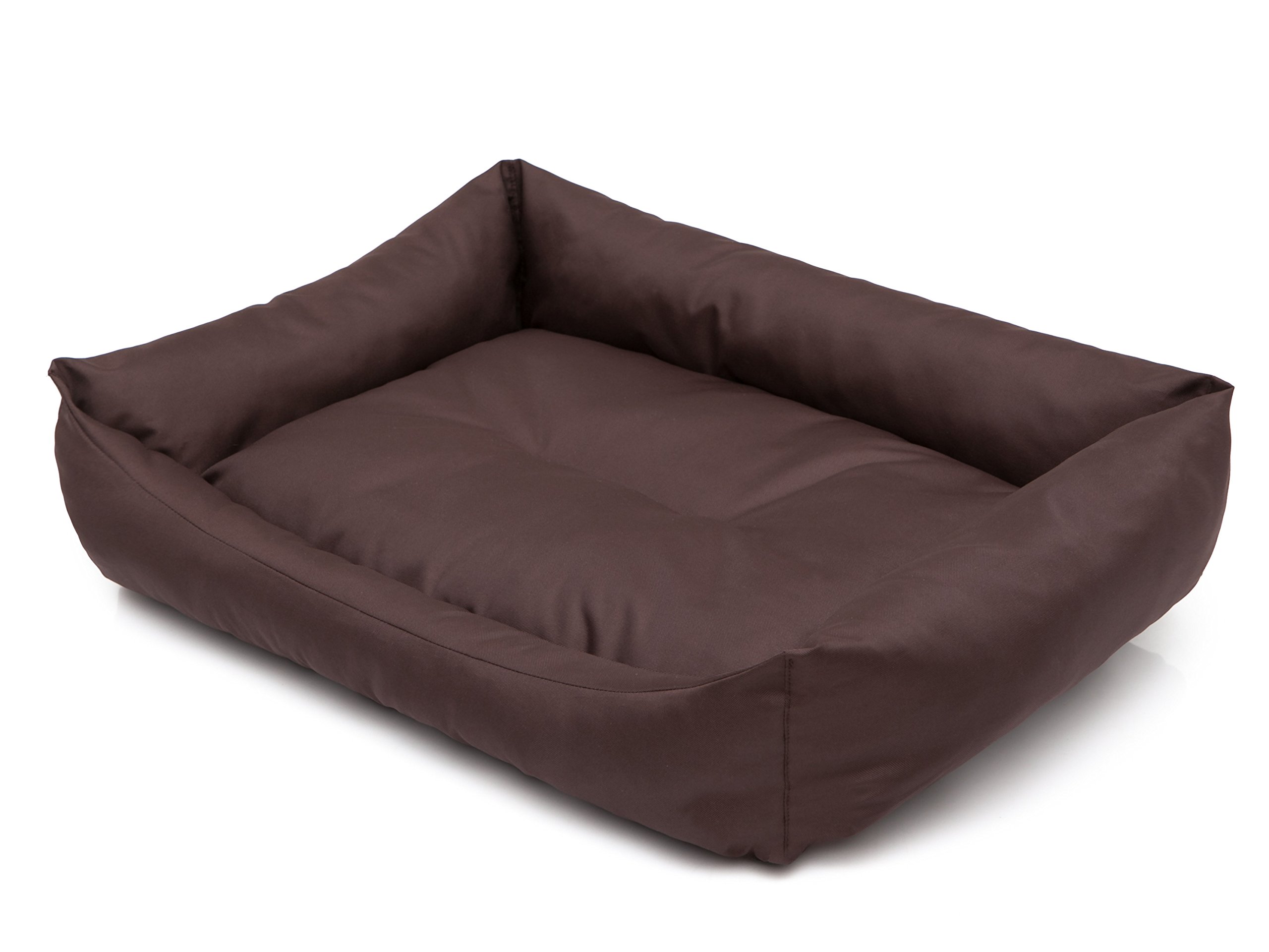 PillowPrim Cuccia per cani, cuscino per cani, cuscino per cani, cuccia per cani, cuccia per animali, morbida cuccia per animali domestici, cuscino L – 62 x 43 cm, marrone
