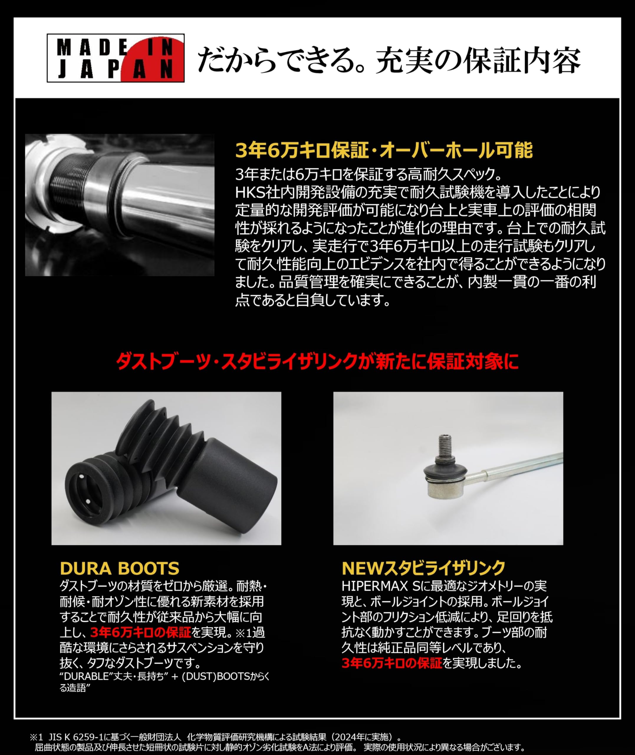Amazon | HKS 足回り系パーツ 車高調整式サスペンション キット NEW