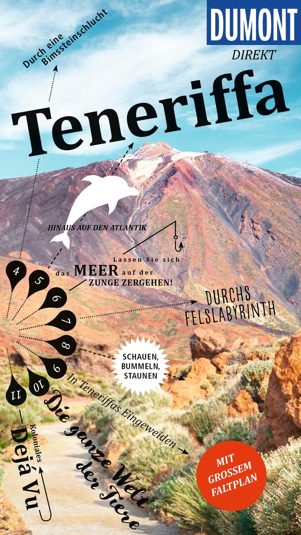 DUMONT direkt Reiseführer Teneriffa: Mit großem Faltplan