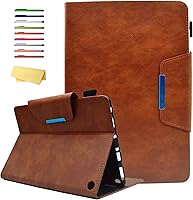 Vista 14 de Funda para tablet Yaxa Fire HD 8 y Fire HD 8 Plus (12ª/10ª generación, versión 2022/2020) de 8 pulgadas con soporte, soporte para lápices