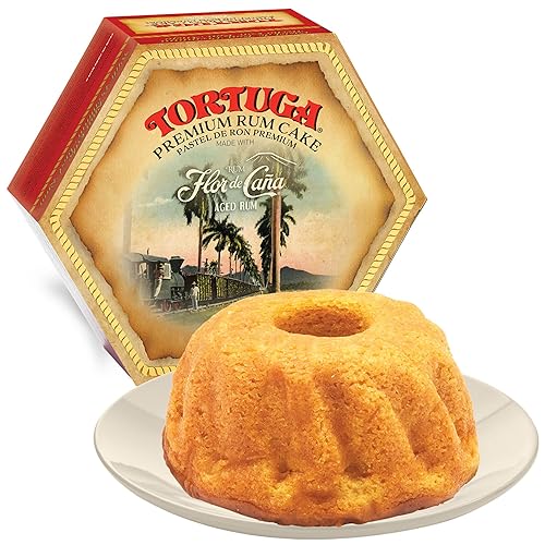 TORTUGA Pastel de ron Caribbean Flor de Cana con nueces pastel de ron de 16 onzas el regalo gourmet premium perfecto para rellenos de calcetines TORTUGA Pastel de ron Caribbean Flor de Cana con nueces pastel de ron de 16 onzas el regalo gourmet premium perfecto para rellenos de calcetines