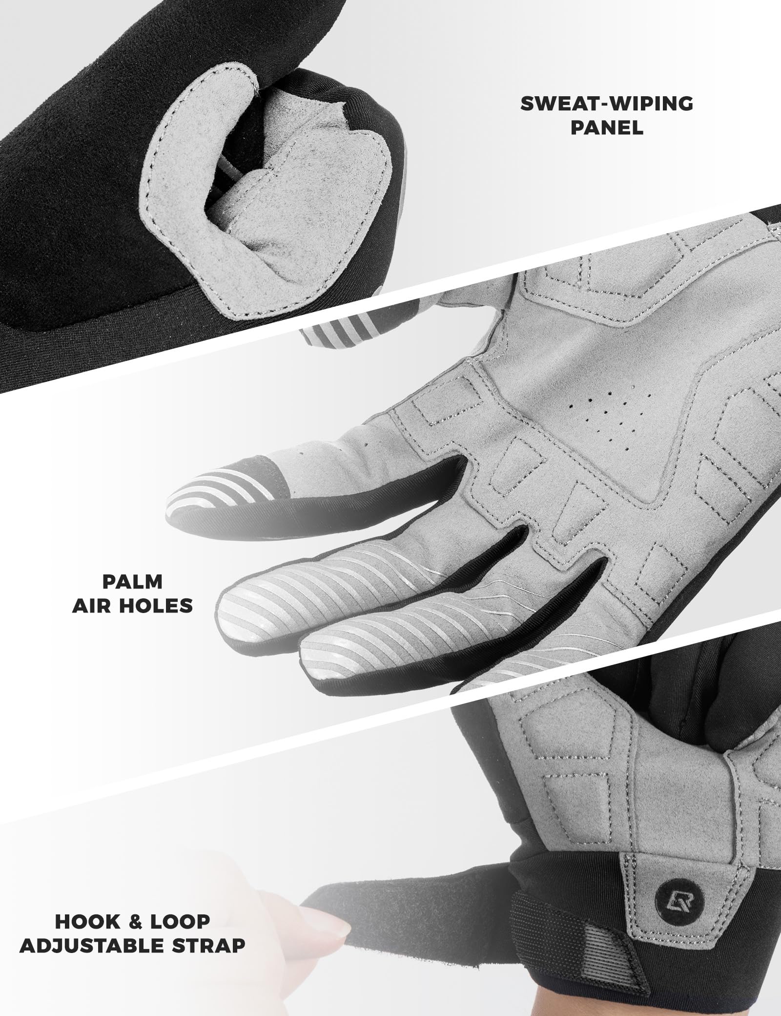 ROCKBROS Cagoule Polaire et Gants Hiver – Bundle Protection Froid