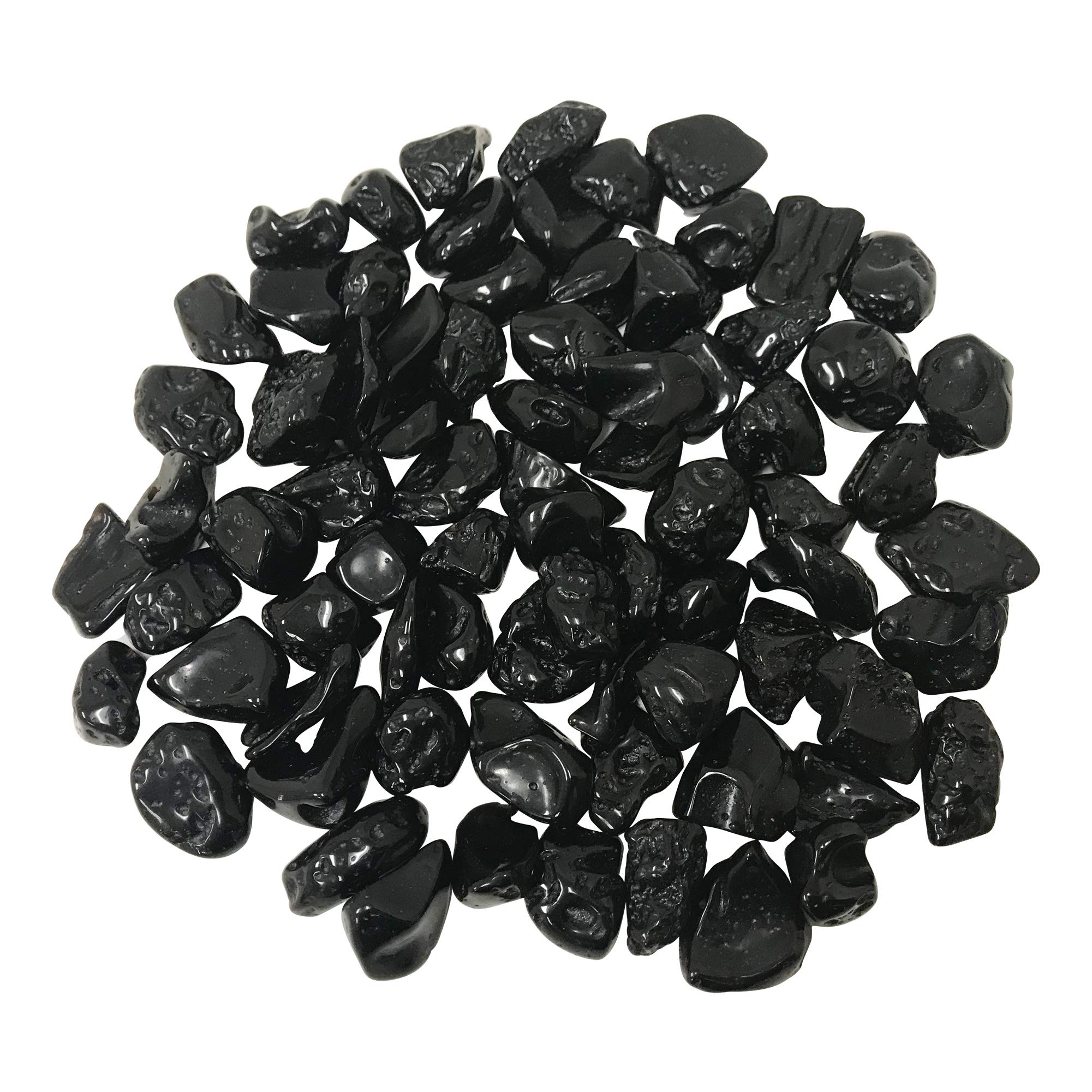 Gem Avenue 1/2 Lb of Tektite Tumbled Stones Crystal Home Decoration