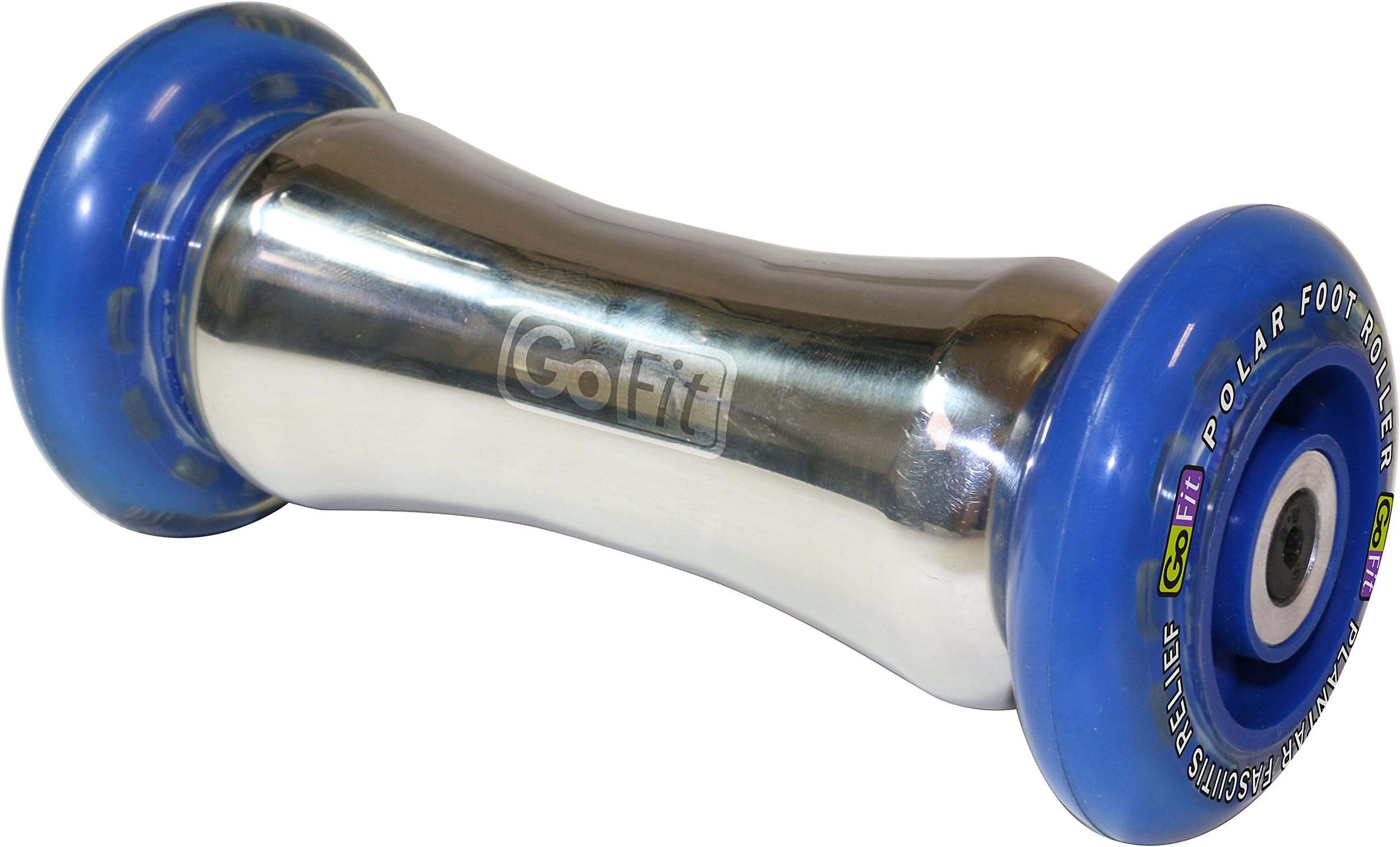 GoFit Polar Foot Roller - Cold Massage Relief, 10 x 3 x 3
