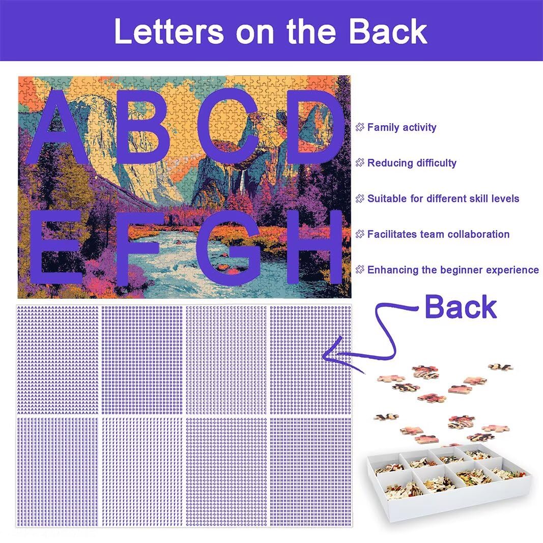 Puzzle 5000 sztuk, puzzle krajobraz z pudełkiem dla dorosłych, 5000 sztuk puzzle dla dorosłych, góra wyzwanie drewniane puzzle do dekoracji domu i ścian, prezent dla kobiet, prezent dla mężczyzn