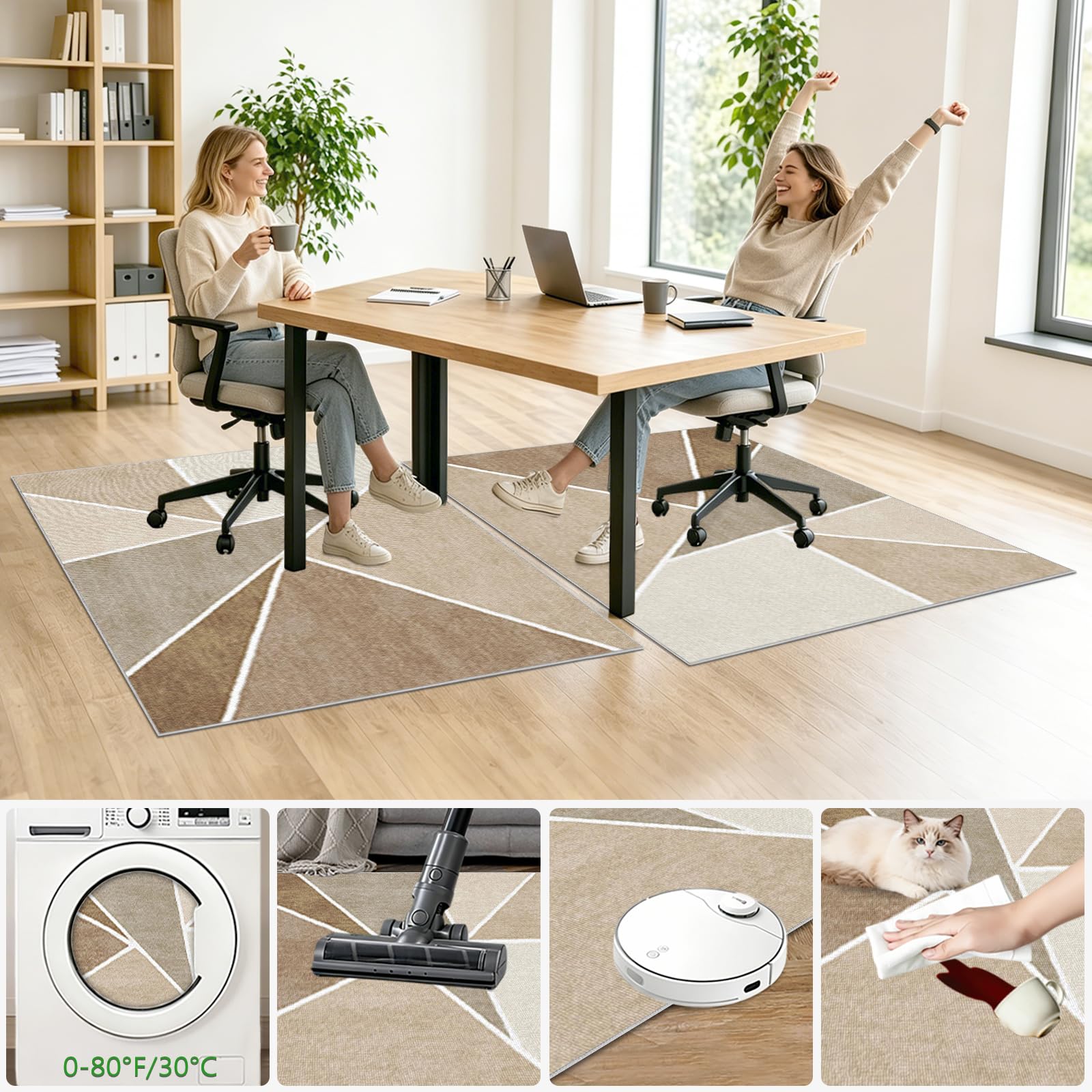 Bodenschutzmatte Bürostuhl Unterlage Teppich Gaming Stuhl Unterlage Schutz für Den Boden Bürostuhl Unterlage Versch Größen Bodenschutzmatte für Schreibtischstuhl Antirutsch 130x170cm