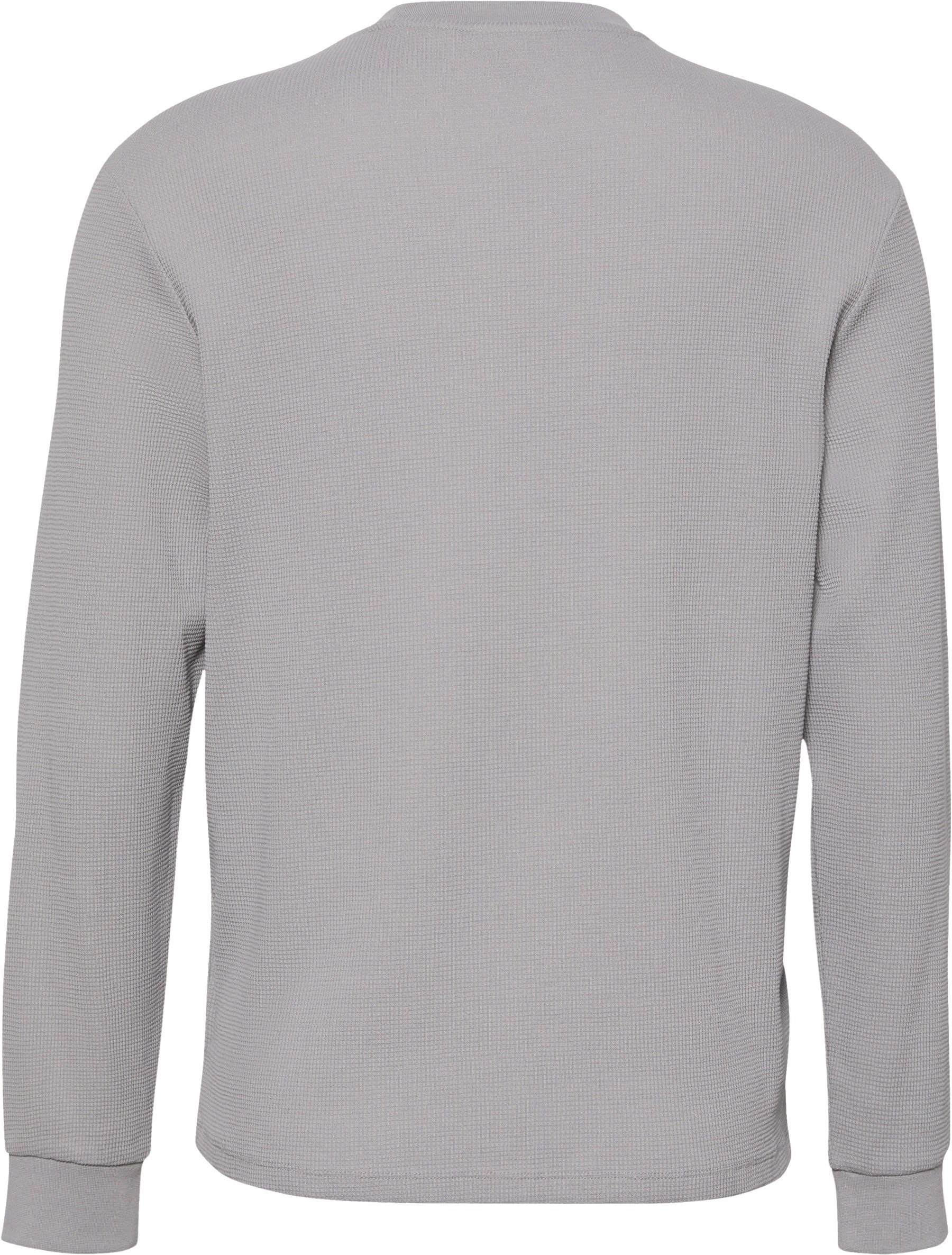 Calvin Klein Uomo Maglietta Maniche Corte Waffle Badge Tee con Scollo Rotondo