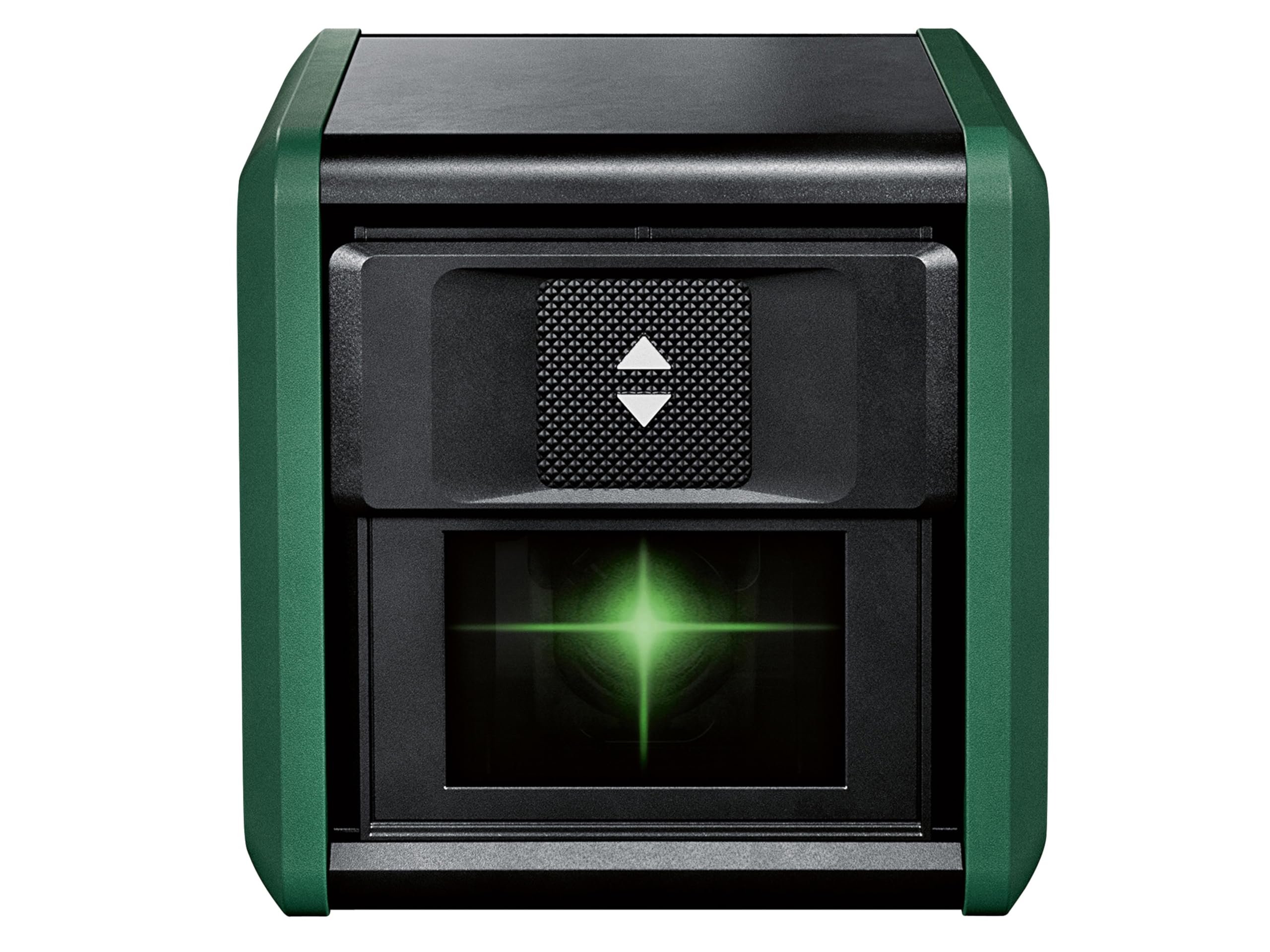 Bosch Home and Garden Kreuzlinienlaser Quigo Green mit Stativ (grüner Laser für bessere Sichtbarkeit, Gehäuse aus recyceltem Kunststoff, im E-Commerce Karton)