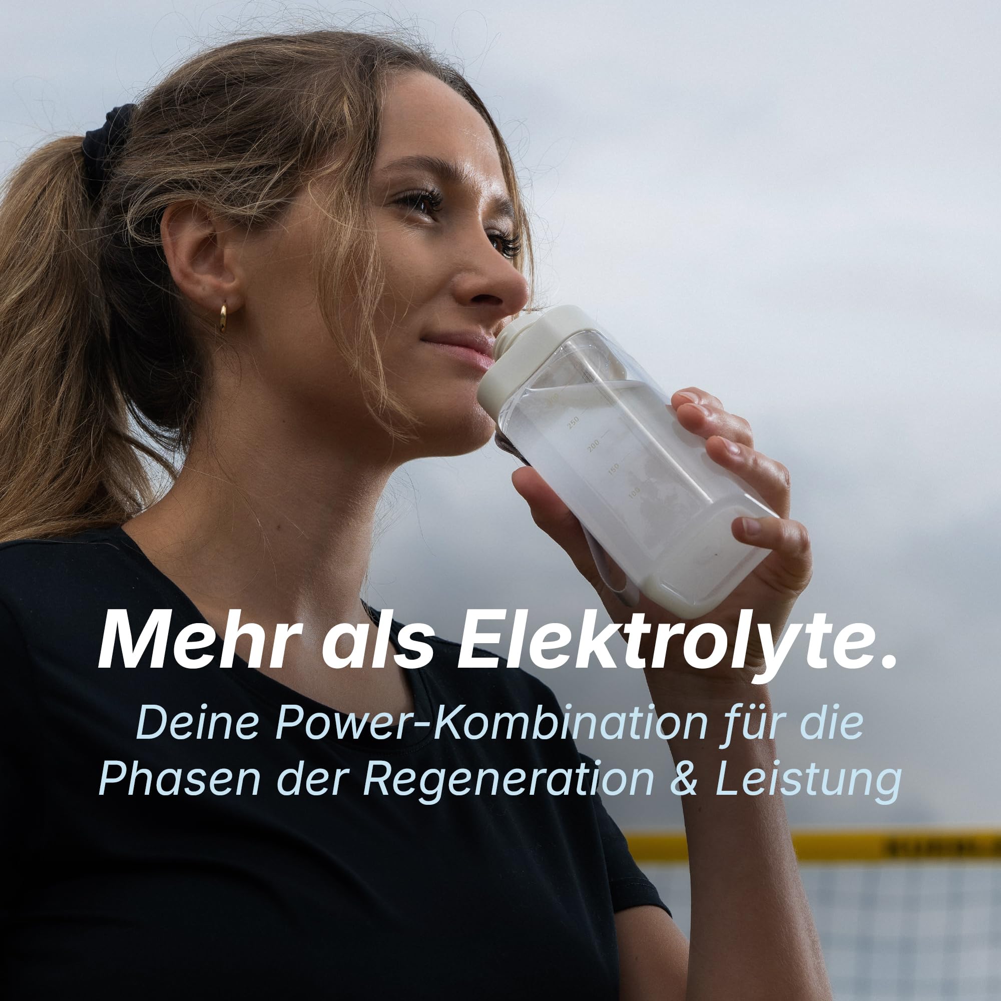 BIOGENA SPORTS - Magnesium + Kalium Sport Nahrungsergänzungsmittel - Elektrolyt-Pulver mit L-Glutamin 30 Sticks - mit Kalium & Magnesium zur Unterstützung von Muskeln & Energiestoffwechsel