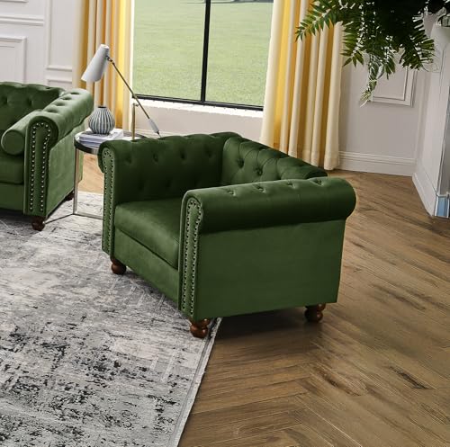 Sillón Plegable Verde Menta Velvet miniatura 6