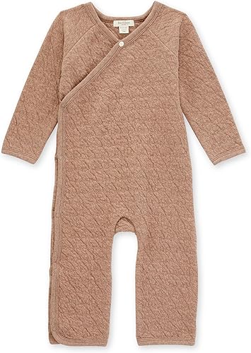 Burt's Bees Baby baby-boys Romper Jumpsuit, 100% Organic Cotton One-piece Short Sleeve Shortall, Long Sleeve Coverall