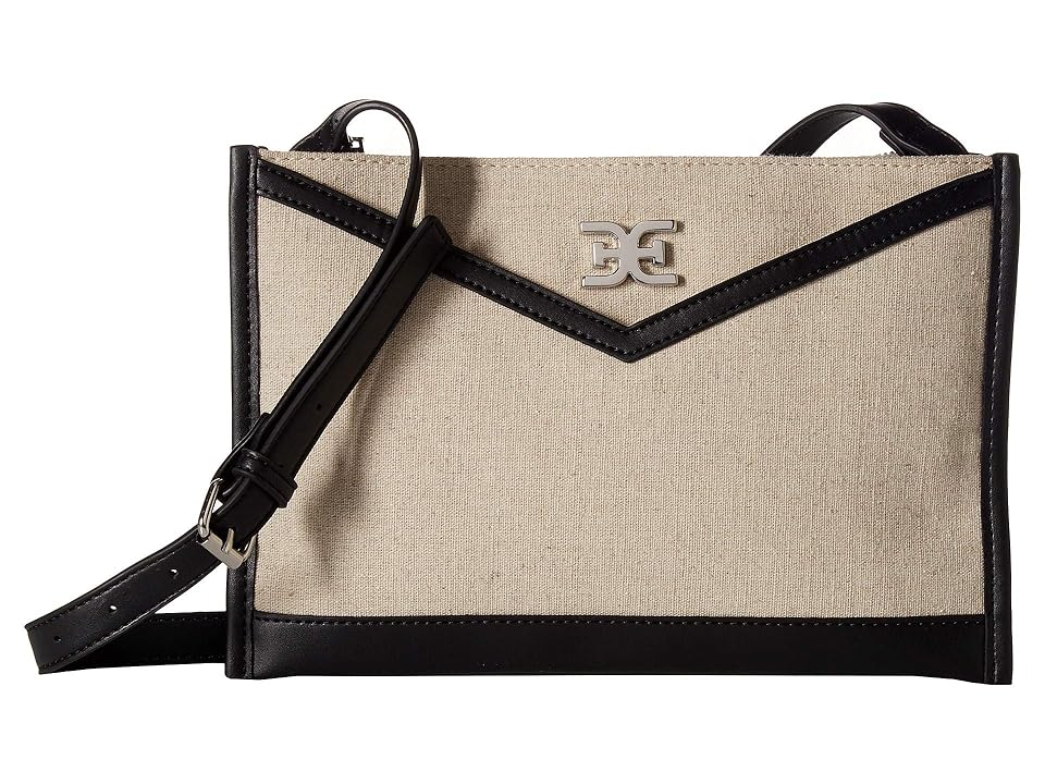 

Sam Edelman Adley Crossbody (Linen/Black Trim) Cross Body Handbags