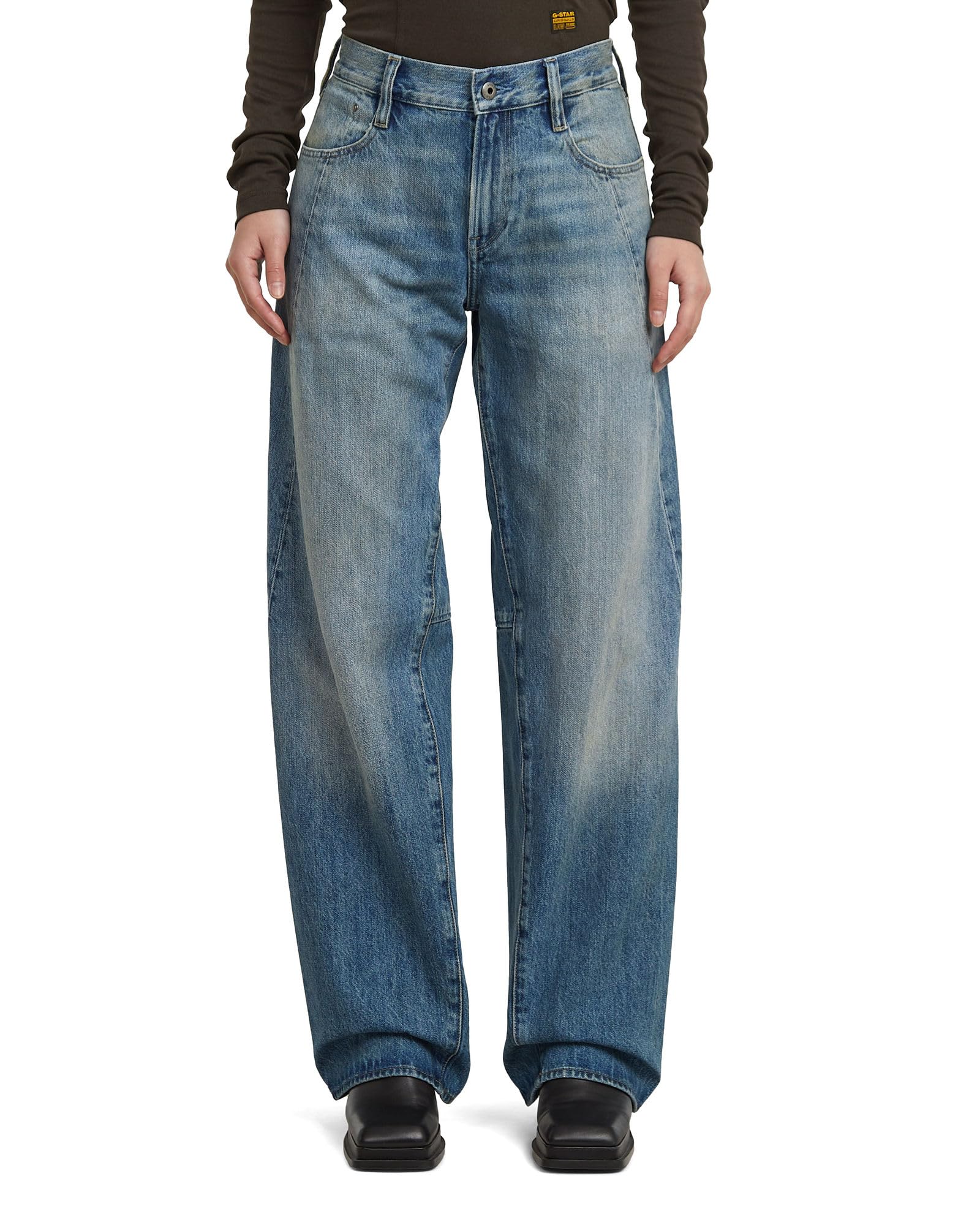 G-STAR Damen Contor 3D Loose Jeans, Blau (Vintage Gold Digger D27745-D788-H117), 23W / 30L