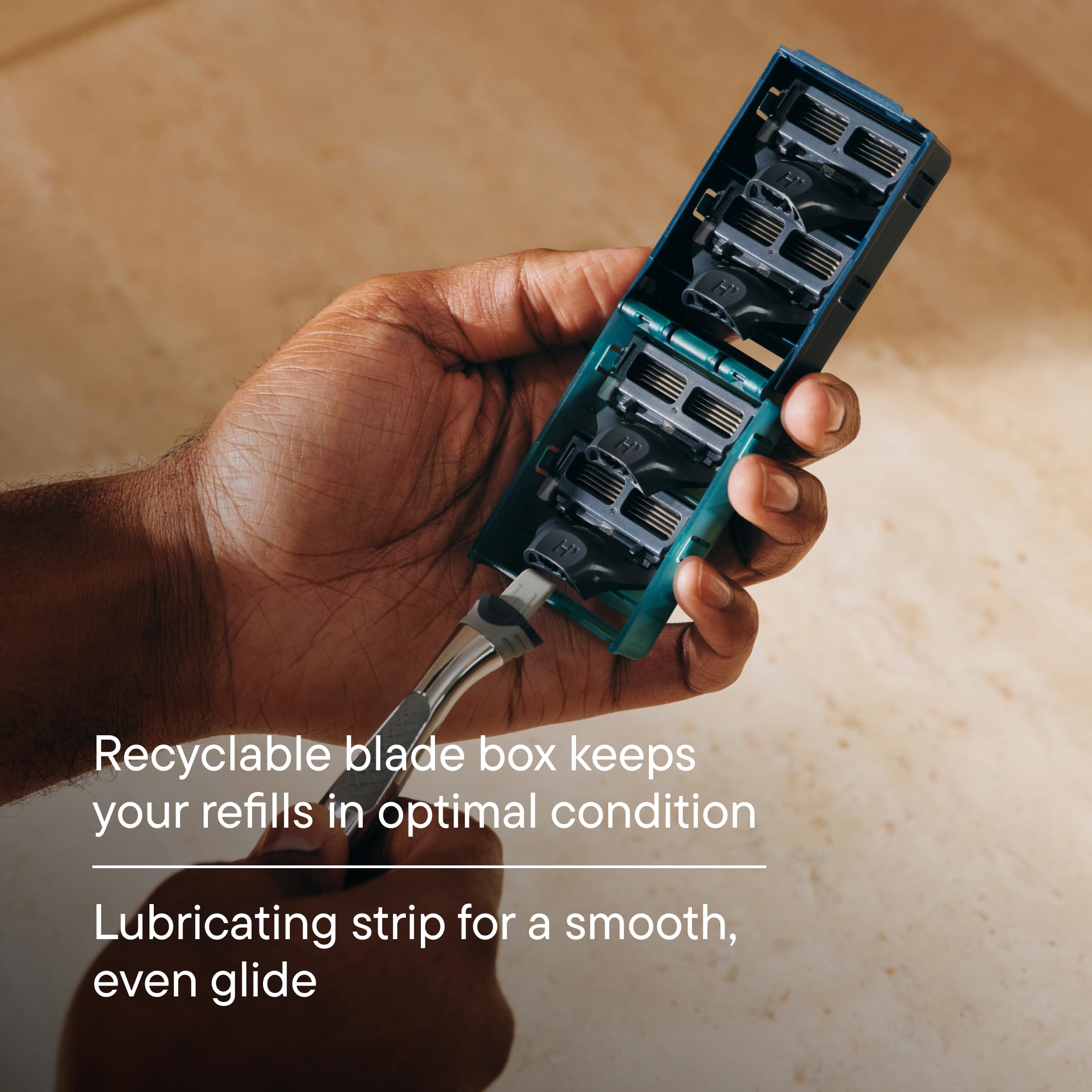 Harry's Razor Blades Refill, (8) Razor Head Refills with Precision Trimmer, 5 Anti-Friction Shaving Blades, Compatible with Harry's Razors for Men - 4