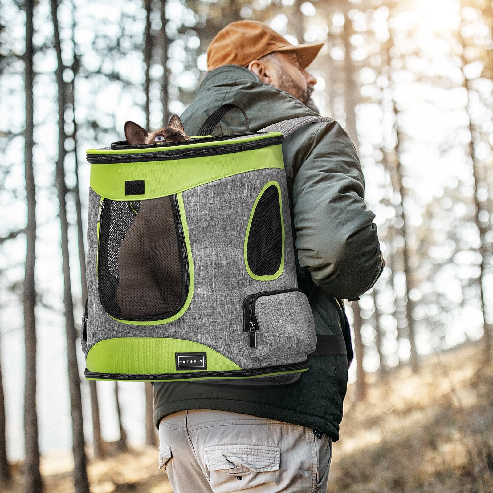 Petsfit Mochila para Perros de hasta 15 Libras