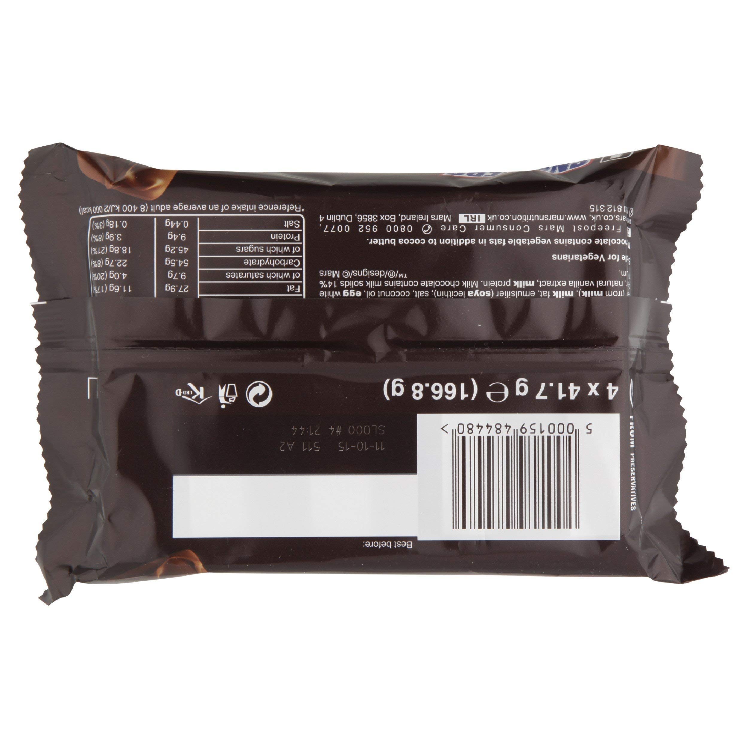 Amazon.co.jp: [Mars ] スニッカーズチョコレートマルチパック4×41.7