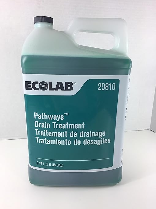 ECOLAB 6129810 Pathways Drain Treatment 2.5 Gallon