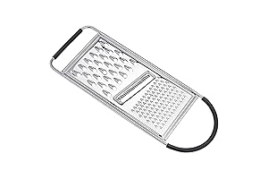 Amazon Basics Flat Cheese Grater - Stainless Steel