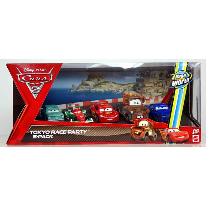 Buy Disney / Pixar CARS 2 Movie Exclusive Die Cast Car 5Pack Tokyo Race ...
