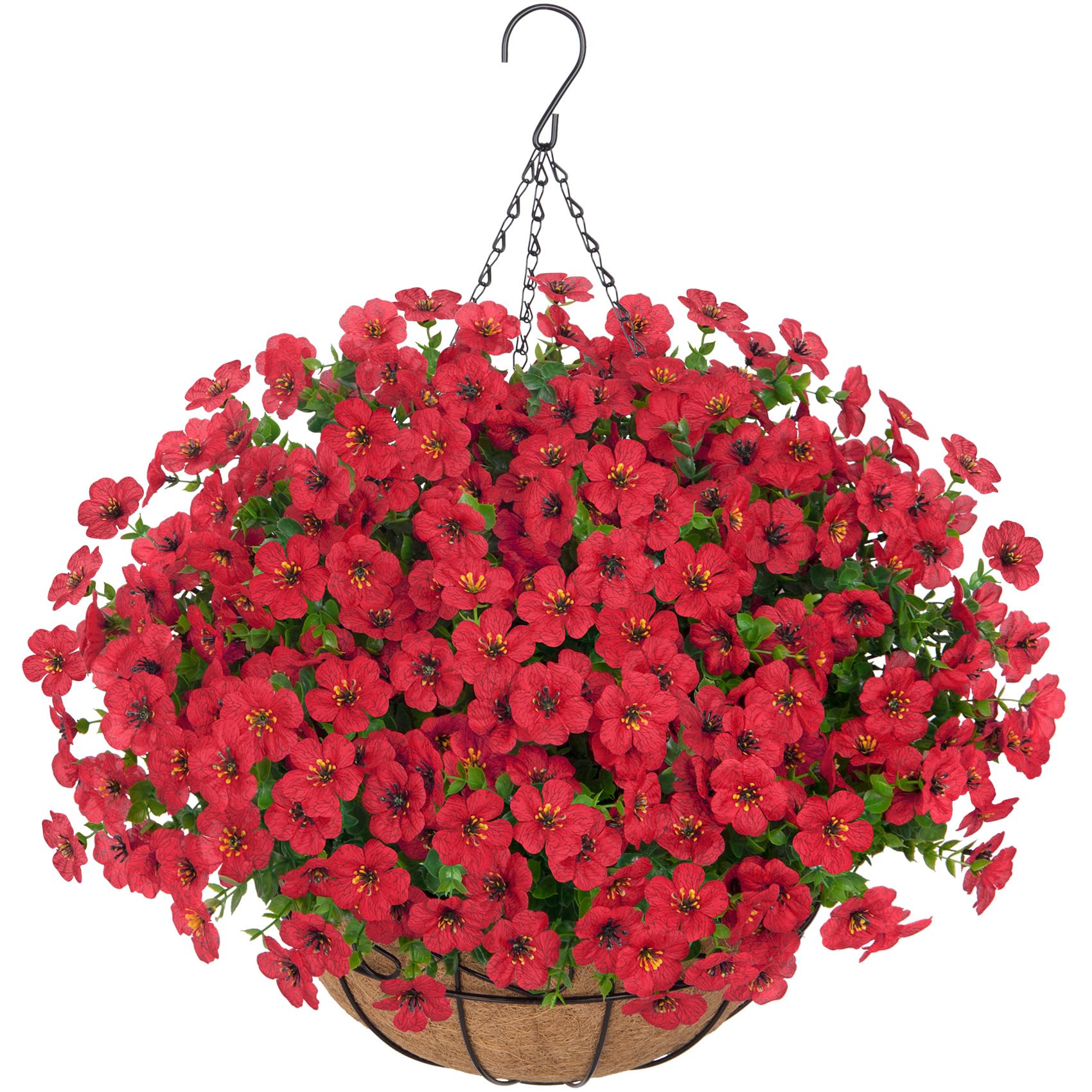 Bassion Artificial Hanging Flowers