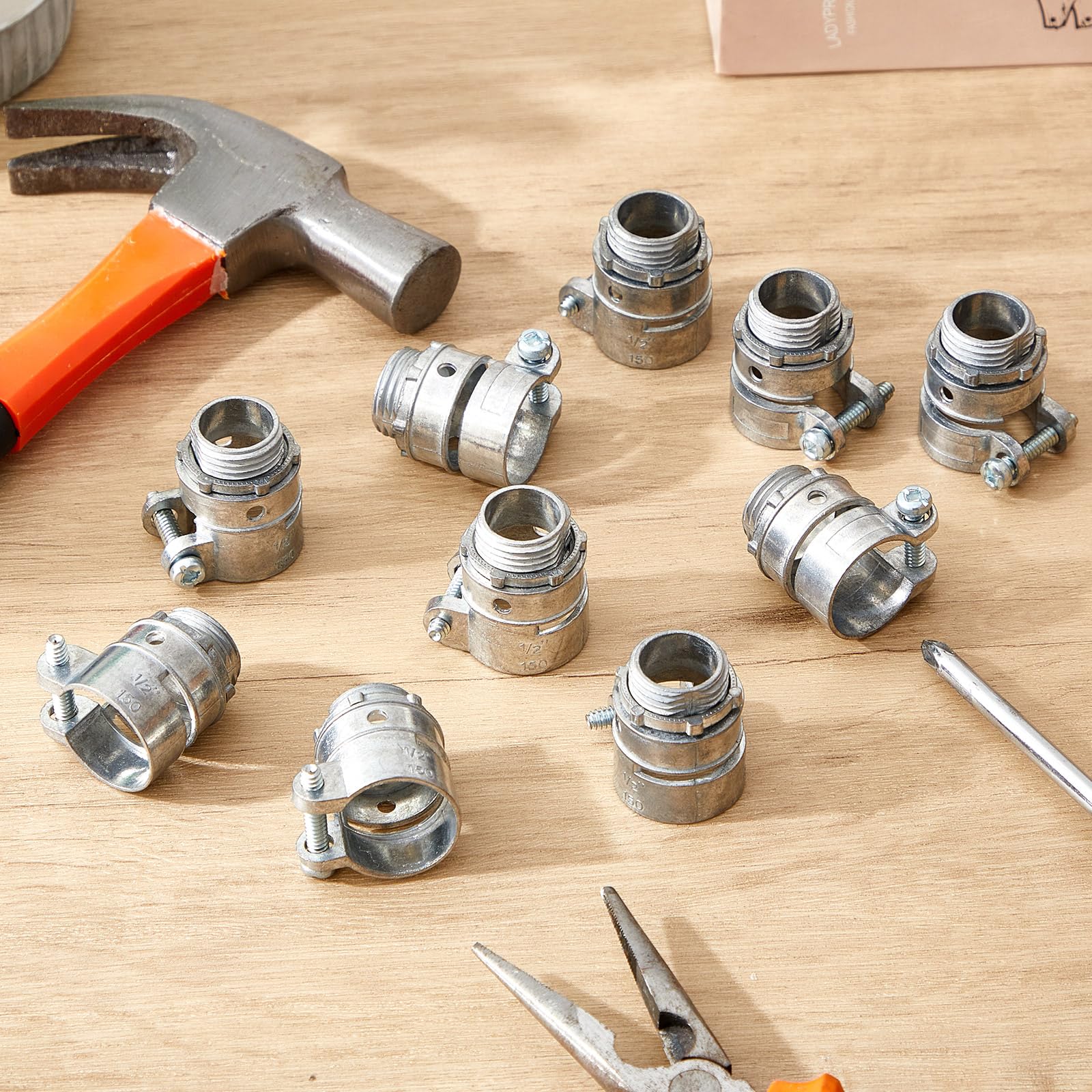 Yaocom 20 Pack Conduit Fittings - Easy Electrical Connections -6