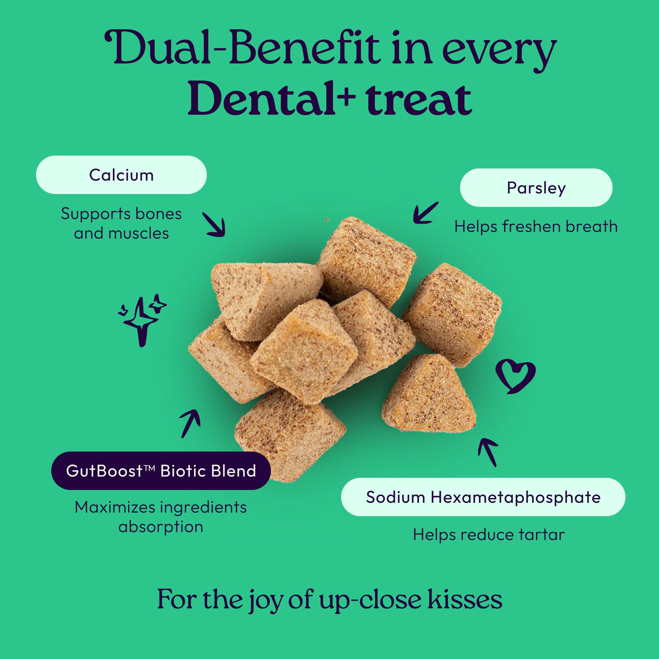 New! WellJoy Cat Treat Dental+ GutBoost | Helps Reduce Tartar | Helps Freshen Breath | Dual-Benefit GutBoost Formulation | Vet Formulated | Made in USA | Made with Real Chicken | 120 Soft Chews - image 2