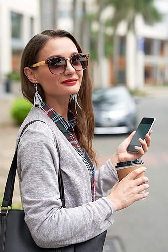 Miniatura 9 de IDB - Pendientes de triple pluma, diseño de filigrana, color plateado y dorado