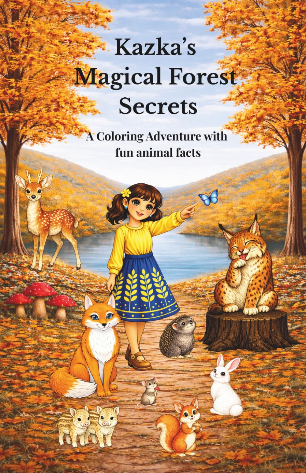 Kazka’s Magical Forest Secrets: A Coloring Adventure