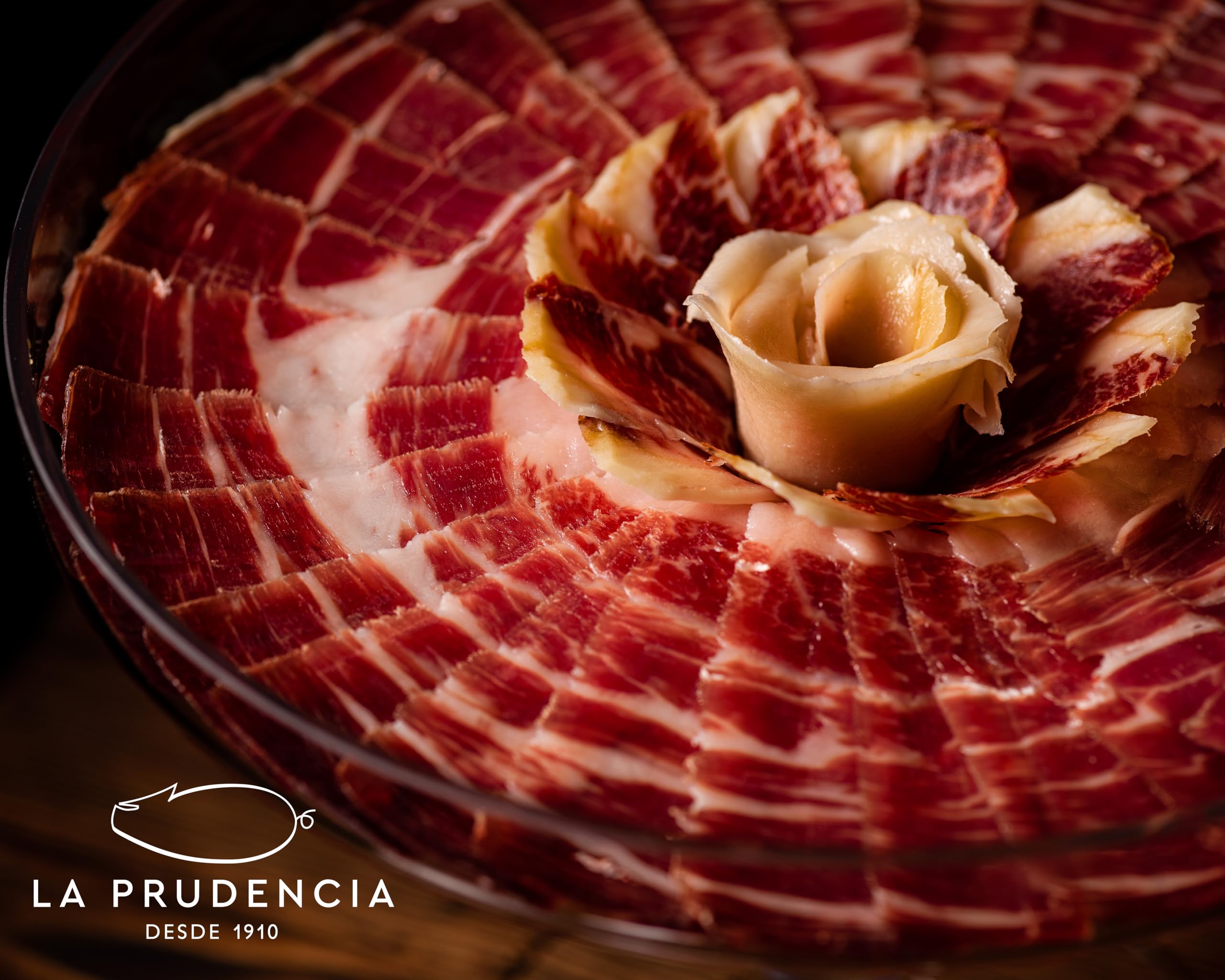 LA PRUDENCIA - Jamón iberico de bellota 100% ibérico - Etiqueta Negra - 48 meses de curación - 7 a 8 kg Aprox - ORIGEN EXTREMADURA
