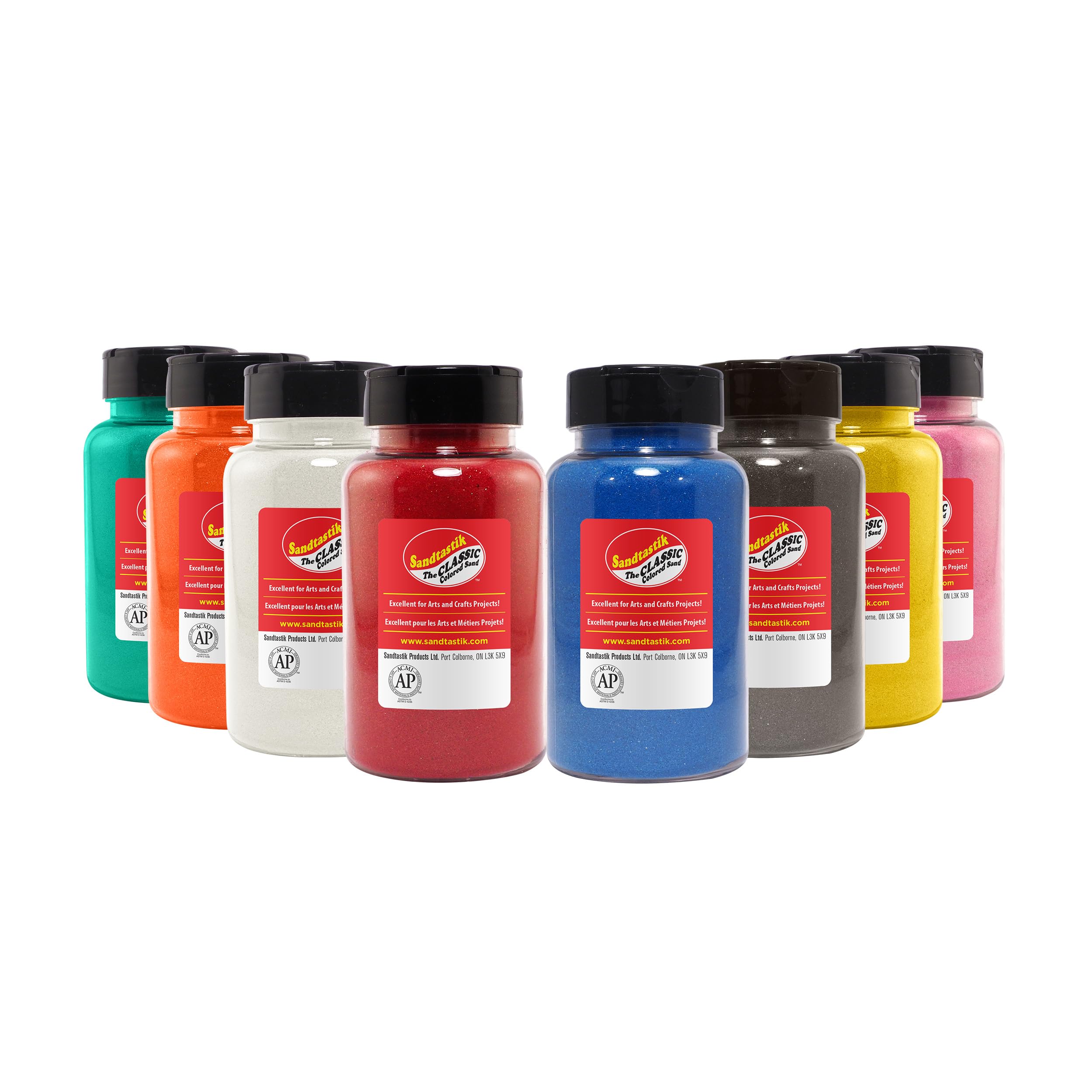 Amazon.com: Sandtastik 8 Color Rainbow Sand Art Set, 22-oz Bottles