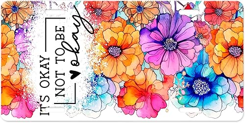 Miniatura 5 de Vanity - Placa de matrícula delantera decorativa - Bonita placa de automóvil fabricada en los Estados Unidos - Placa de metal de aluminio - Placa de