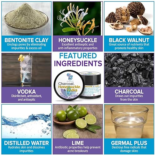 Miniatura 2 de Diva Stuff Carbón vegetal, madreselva y vodka | Tratamiento puntual para el acné quístico | Tratamiento de acné hormonal para hombres, mujeres,