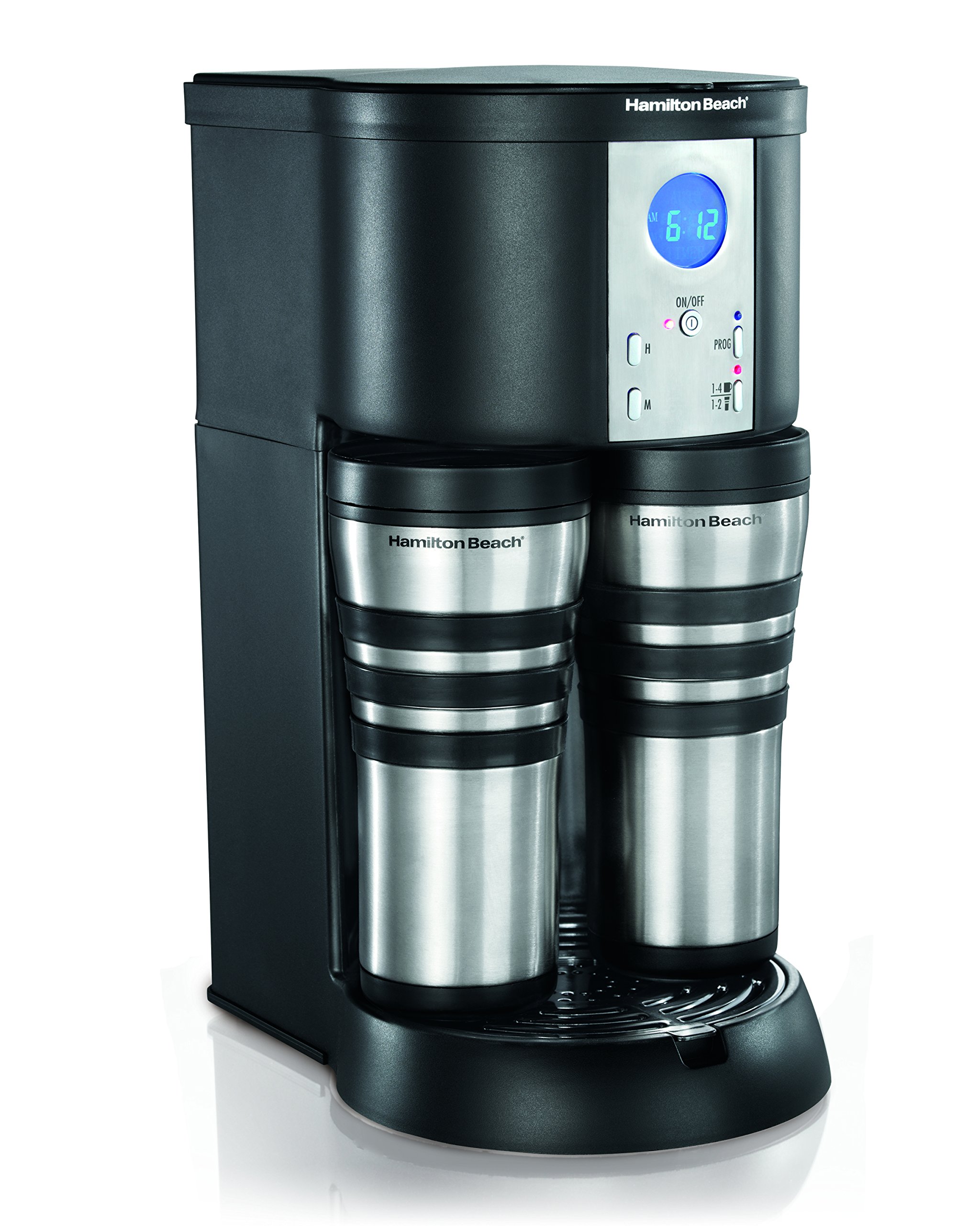 Amazon.com: Hamilton Beach Coffee Maker, Stay or Go Digital con térmica  Jarra (45237r) : Hogar y Cocina