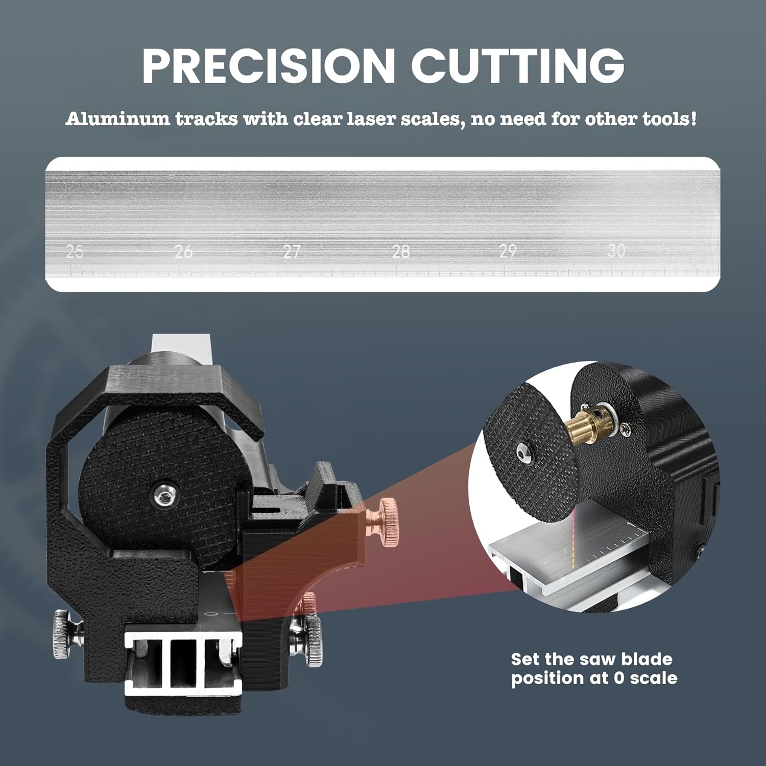 Arrow Saw, Carbon Arrow Cutter with 2x Resin Saw Blades, Adjustable 4.3”-32”Archery Arrow Cutting Tool with Precision Scale, Dust Cover, Mesh, Replaceable Blades