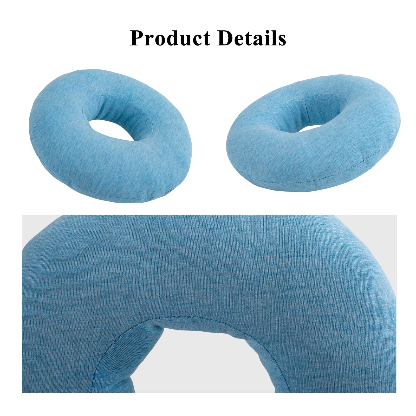 Piercing Kissen Mit Loch - Donut Kissen Für Seitenschläfer & Ohrenschmerzen