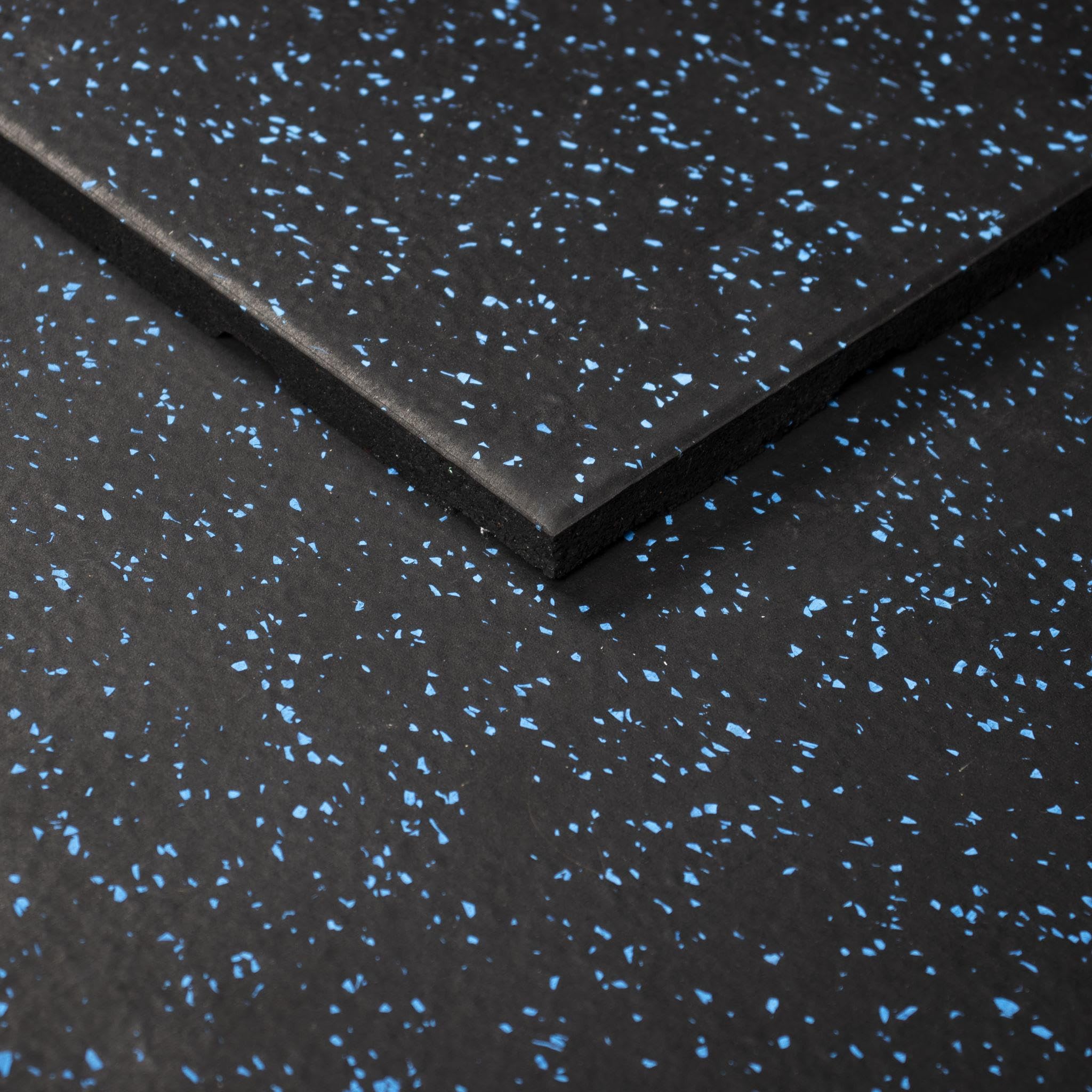 Blue Fleck Premium Interlocking Floor Tiles - 500mm x 500mm (20mm)