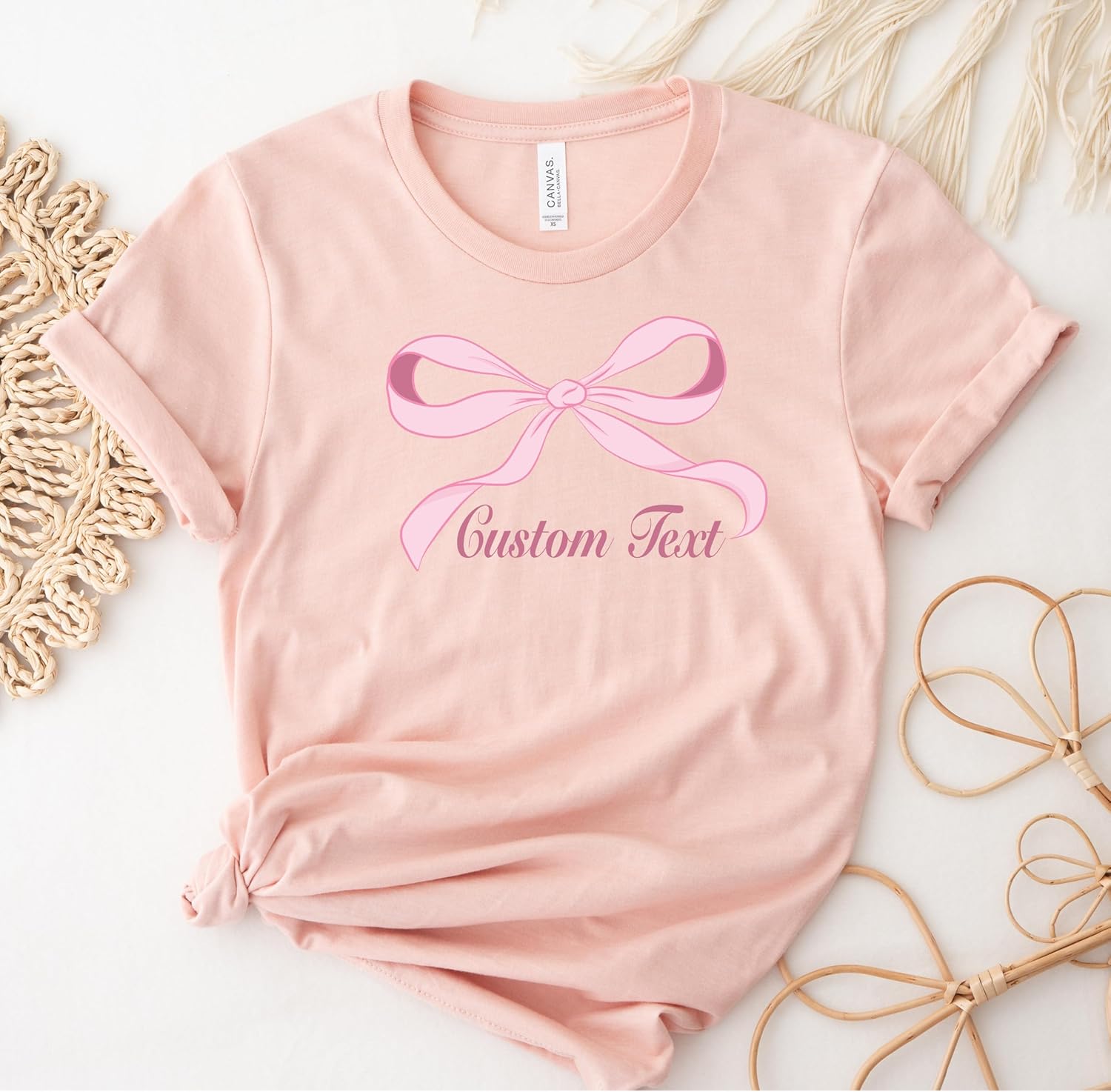 Big Little Sorority Shirts, Pink Coquette Bow Little Big Shirts, Sorority Reveal Party Gift (BCD234) - Image 3