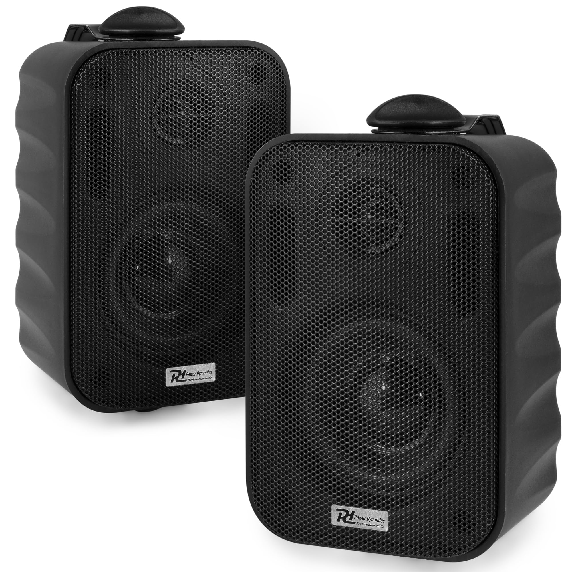 Power Dynamics BC30V - Pareja de Altavoces de 60W, 100V y 8Ω para instalación Interior y Exterior, diseño de 2 vías con protección IP56, Ideales per música Ambiental en comercios, terrazas o jardí